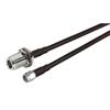 Picture of RP-SMA Plug to N-Female Bulkhead, Pigtail 10 ft 195-Series
