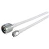 Picture of RP-SMA Plug to N-Male, White Pigtail 10 ft 195-Series