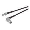 Picture of SMB Plug Right Angle to SMB Jack Pigtail, 12" 100-Series