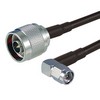 Picture of SMA-Male Right Angle to N-Male, Pigtail 4 ft 195-Series
