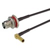 Picture of SMA-Nano/SSMB-Nano Plug to TNC-Female Bulkhead, Pigtail 19" 100-Series
