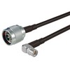 Picture of Shrouded SMA Male to N-Male, Pigtail 6" 195-Series