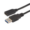 Picture of USB 3.0 Cables Type C female to Type A male 3 ft
