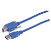 Picture of USB 3.0 Cable, Type B/A with Thumbscrew Hardware 3.0M