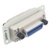 Picture of Reverse Entry IEEE-488 Bulkhead Adapter, Insulated, Female/Female