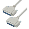 Picture of Reversible Hardware Molded D-Sub Cable, DB25 Male / Male, 1 ft