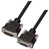 Picture of Premium Molded Black D-Sub Cable, DB15 Male / Female, 1.0 ft