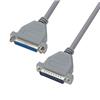 Picture of Economy Molded D-sub Cable, DB25 Male / Female, 5.0 ft