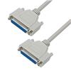 Picture of Deluxe Molded D-Sub Cable, DB25 Male / Female, 5.0 ft