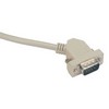 Picture of Deluxe Molded D-Sub Cable, DB9 Male / 45° Right Exit Male, 2.5 ft