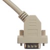 Picture of Deluxe Molded D-Sub Cable, DB9 Male / 45° Right Exit Male, 2.5 ft
