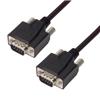 Picture of Deluxe Molded Black D-Sub Cable, DB9 Male / Male, 2.5 ft