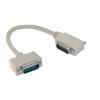 Picture of Deluxe Molded D-Sub Cable, DB15 Male / Right Angle Exit 1 Male, 1.0 ft