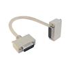 Picture of Deluxe Molded D-Sub Cable, DB15 Male / Right Angle Exit 3 Male, 1.0 ft