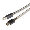 Picture of Metal Armored USB Cable, Type A Male/ Type B Male, 5.0M