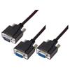 Picture of SVGA Y Cable -One HD15 Male/Two HD15 Female, 3.0 ft