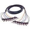 Picture of Premium Multi-Coaxial Cable, 8 BNC Male / Male, 7.5 ft
