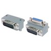 Picture of Low Profile Right Angle Adapter, DB15 Male / Female, Cable Exit 3