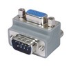 Picture of Low Profile Right Angle Adapter, DB9 Male / Female, Cable Exit 3