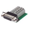 Picture of DB15 Female Connector for Field Termination  with Screwless Terminal Block