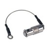 Picture of ST Dust Cap for MIL or Ruggedized COTS Couplers, Nickel Plated Brass with Lanyard