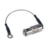 Picture of ST Dust Cap for MIL or Ruggedized COTS Couplers, Stainless Steel with Lanyard