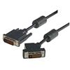 Picture of DVI-D Dual Link DVI Cable Male / Male 45 Degree Left, 15.0 ft