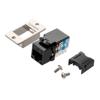 Picture of Cat6 ECF Keystone Jack 110/RJ45 EIA568A/B Black