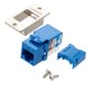 Picture of Cat6 ECF Keystone Jack 110/RJ45 EIA568A/B Blue