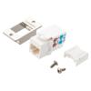 Picture of Cat6 ECF Keystone Jack 110/RJ45 EIA568A/B White