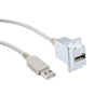Picture of USB Type A Coupler, Female Bulkhead/Male, 120 in.