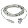 Picture of USB Type B Coupler, Female Bulkhead/Male, 36 in.
