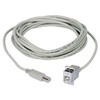 Picture of USB Type B Coupler, Female Bulkhead/Male, 72 in.