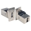 Picture of Flanged Panel Mounted USB 2.0 Coupler - Shielded, Type A/A Connectors