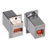 Picture of USB Panel Mount Adapter A Female/B Female High Retention Connectors