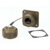 Picture of Cat5e, Ruggedized Flange Mount, Zinc-Nickel finish w/Dust Cap