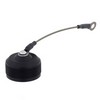 Picture of Dust Cap + Eyelet Lanyard for Ruggedized Flange Mounts, Anodized Aluminum