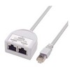 Picture of USOC Splitter, 8x8 Plug / 2 (8x4) Jacks