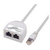 Picture of USOC Bridge, 8x8 Plug / 2 (8x8) Jacks