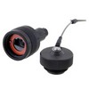 Picture of Cat6, Ruggedized RJ45 Plug, Electroless Nickel finish, for cable OD .190-.270" w/ Dust Cap