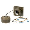 Picture of Cat6, Flange Mount, Anodized finish with Mounting Hardware and Dust Cap