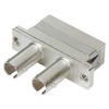 Picture of Duplex Fiber Adapter, SC / ST (Metal Body), Bronze Alignment Sleeve