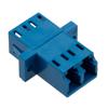 Picture of Fiber Optic Adapter, LC Duplex, low-profile, with flange, Blue