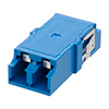 Picture of LC Internal Shutter Coupler, Duplex, No Flange, Blue