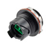 Picture of IP68 ODVA Compatible LC Bulkhead Duplex Adapter, SM APC, with Dust Cap