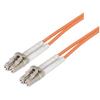 Picture of OM1 62.5/125, Multimode Fiber Cable, Dual LC / Dual LC, Orange 4.0m