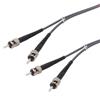 Picture of OM1 62.5/125, Multimode Plenum Fiber Cable Dual ST / Dual ST, 4.0M