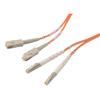 Picture of OM2 50/125, Multimode Fiber Cable, Dual SC / Dual LC, 2.0m