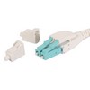 Picture of OM3/OM4 50/125 Multimode Fiber Optic Cable, Dual ULC / Dual ULC, 4.0m