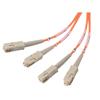 Picture of OM2 50/125 Multimode, LSZH Fiber Cable, Dual SC / Dual SC, 4.0m